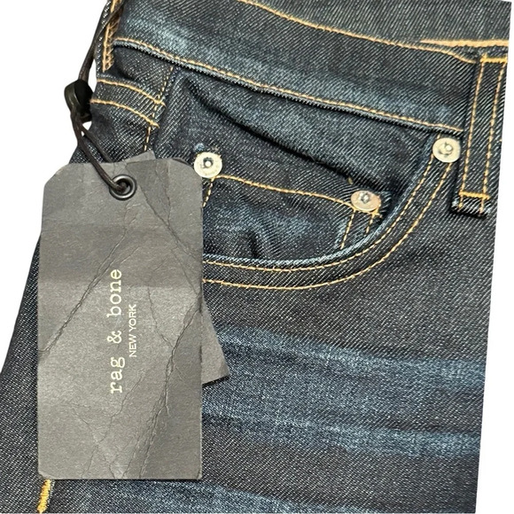 Rag & Bone Med Wash Blue Dre Beverly Jeans SIZE 23 - Picture 3 of 7